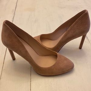 AD & Daughters Pink Suede Pumps 10M